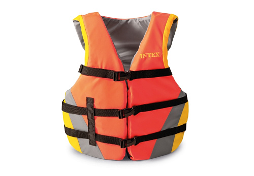 													Жилет для плавания INTEX взрослый Swim Quietly 76-132 от 14 лет оранжевый 69681 фото 3